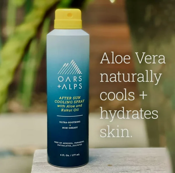 After Sun Cooling Spray with Aloe Vera & Vit B3, 6 Fl Oz
