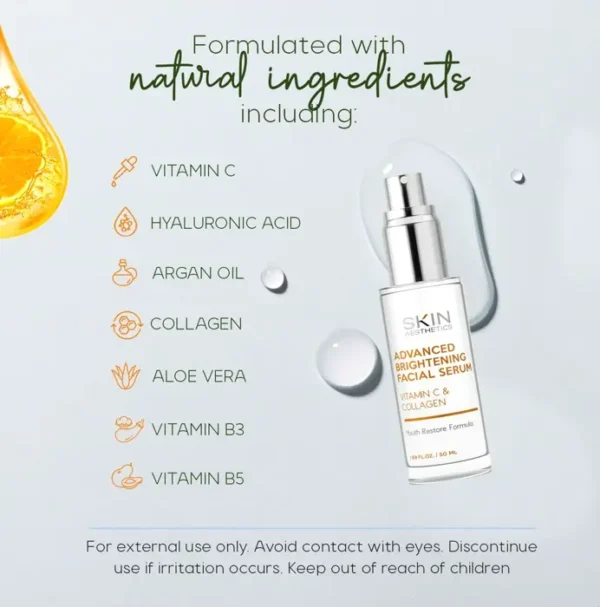 Vitamin C Facial with Peptides - Blemish & Age-Fighting - 50ml