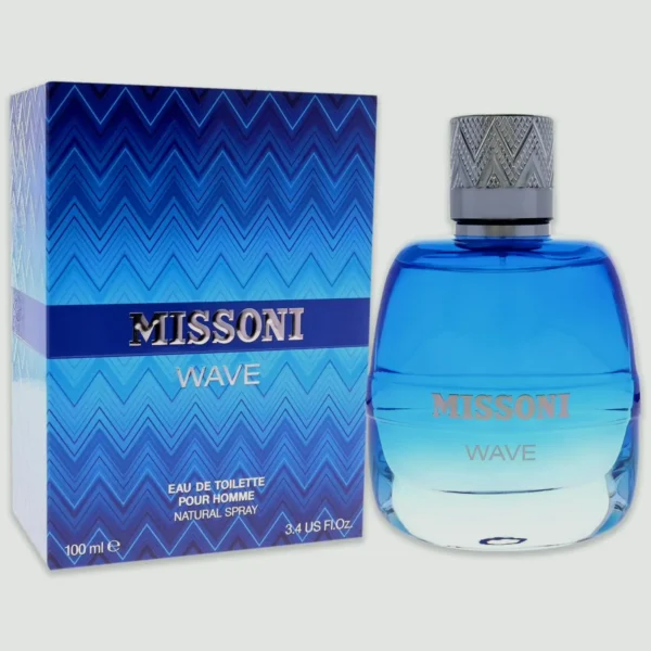 Missoni Wave for Men EDT Spray, 3.4 Fluid Ounces (Pack of 1)