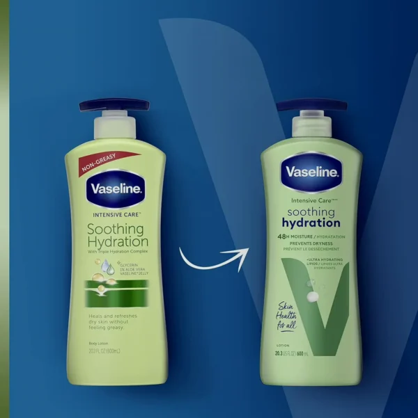 Vaseline's Intensive Care Moisturizing Lotion with Aloe (20.3 fl oz, Pack of 3)