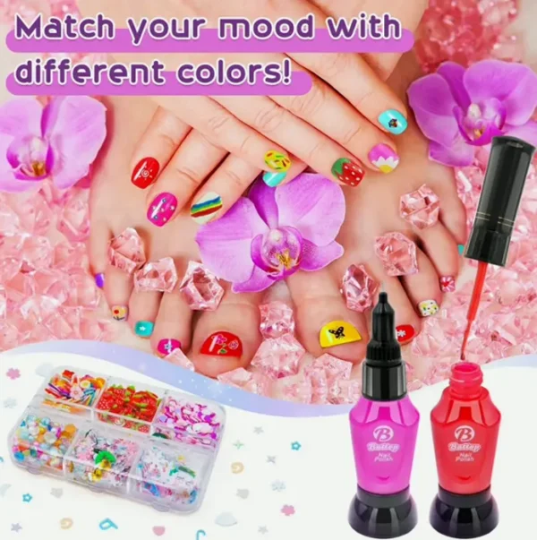 Kids Polish Kit with Dryer & Art Decor