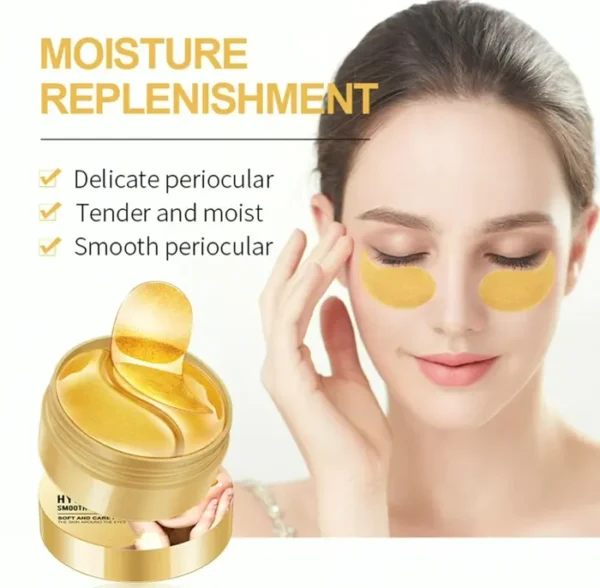 Gold Eye Patches for Puffy Bags - Moisturizing Skin Care - 60PCS