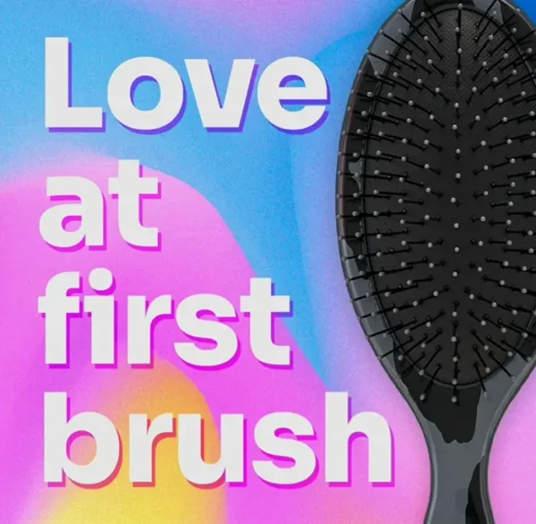 Moisture Comb Original Detangler, Dark Leopard Safari