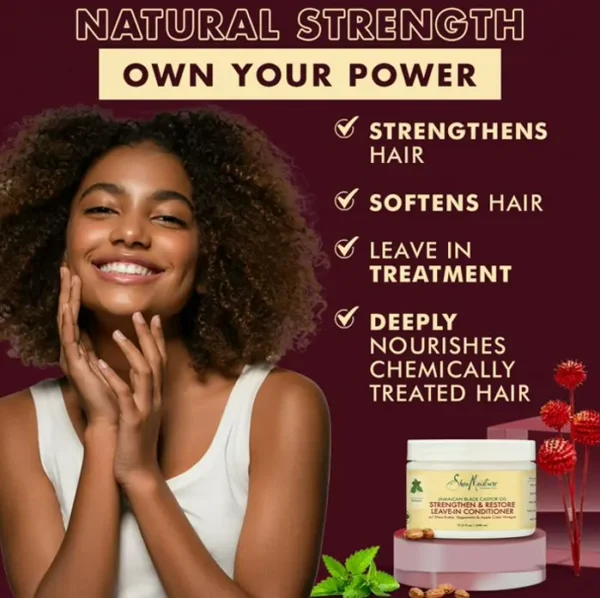 Shea Moisture JBCO Leave in Conditioner for Damaged Hair 11.5 oz