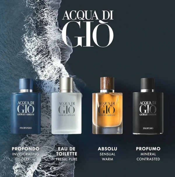 GIO ARMANI Acqua Di Gio For Men - Eau de Toilette 3.4 fl oz
