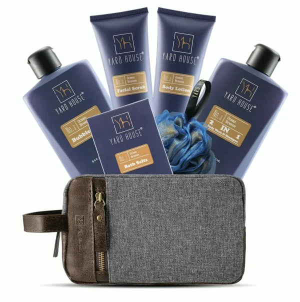 Organic Spa Gift Basket for Him - Ocean Breeze