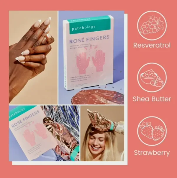 Renewing Berry Glove Treatment by Patchology