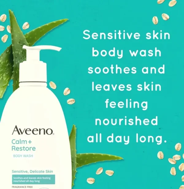 Brand Calm + Daily Body Wash for Delicate, Soft Cleanser