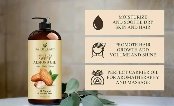 Natural Delicious Nut Oil - 16 oz - For Body & Hair