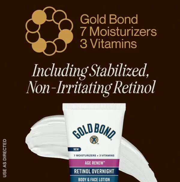 Gold Bond Youth Renew Night Lotion - Body & Body, 7 oz.