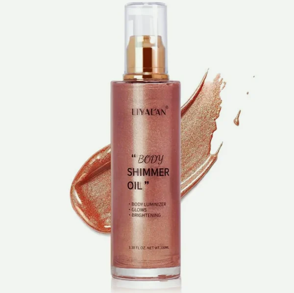Shimmer Body Oil Skin Highlighter Makeup Glow