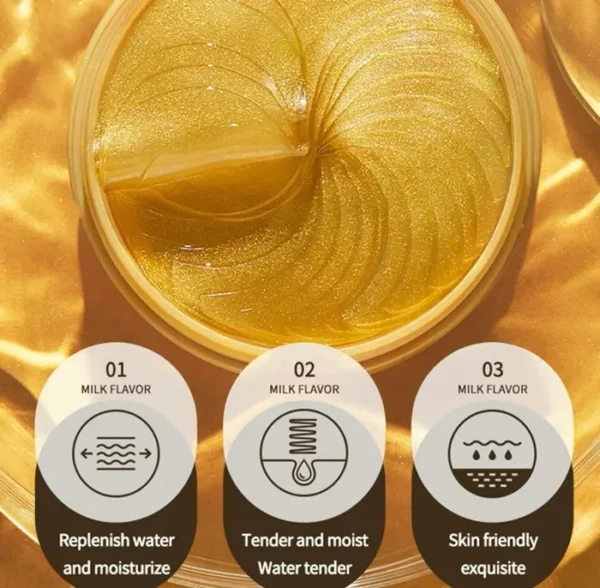 Gold Eye Patches for Puffy Bags - Moisturizing Skin Care - 60PCS