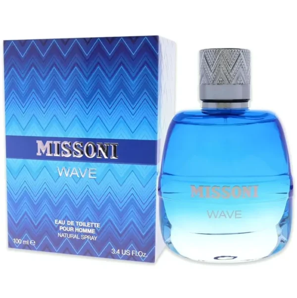 Missoni Wave for Men EDT Spray, 3.4 Fluid Ounces (Pack of 1)