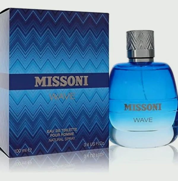 Missoni Wave for Men EDT Spray, 3.4 Fluid Ounces (Pack of 1)