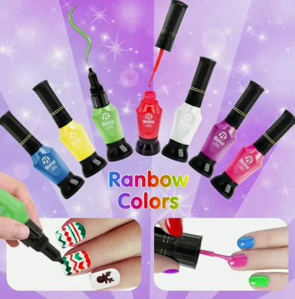 Kids Polish Kit with Dryer & Art Decor