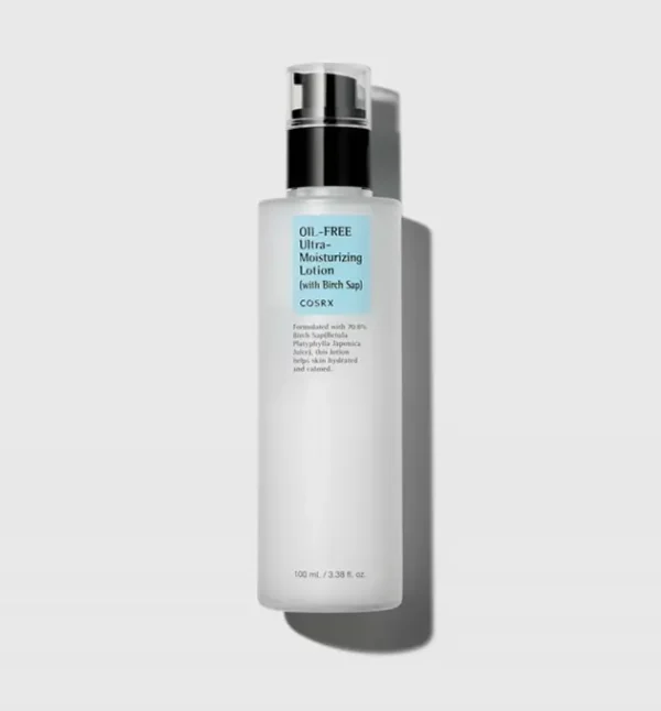 COSRX Oil-Free Birch Lotion, Daily Acne Moisturizer, 3.38 fl.oz / 100ml