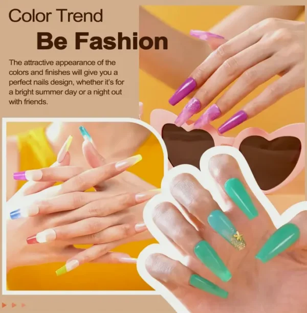 Lavender 42-Piece Nail Polish Kit
