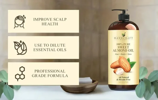 Natural Delicious Nut Oil - 16 oz - For Body & Hair