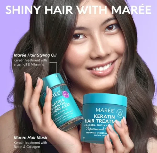 MAREE's Haircare Styling Serum for Frizzy & Dry Locks