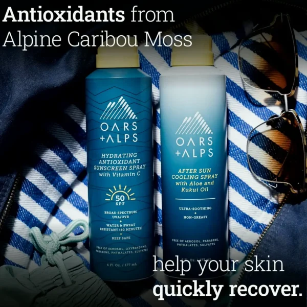After Sun Cooling Spray with Aloe Vera & Vit B3, 6 Fl Oz