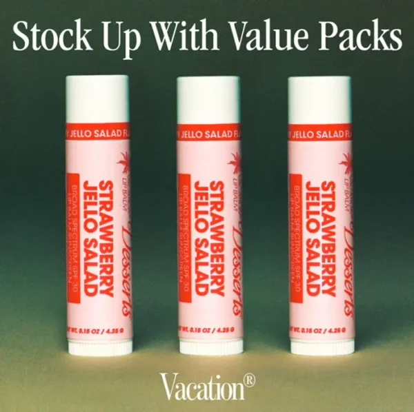 Vacation Berry Gelatin 30 SPF Lip Balm Trio