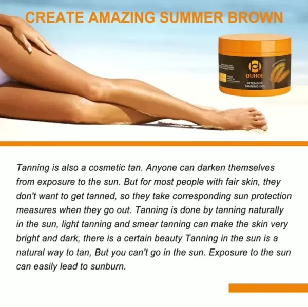 Luxury Tanning Cream for Sunbed and Outdoor Use