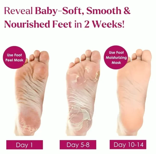 Feet Mask Set (Bundle of 8) - Exfoliating & Moisturizing